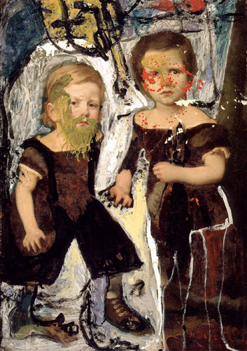 Asger Jorn, Fraternité avant tout, 1962. Yağlıboya tablo. Silkeborg Kunstmuseum. Fotoğraf: Lars Bay; Teğlifak: Donation Jorn, Silkeborg/VBK, Wien 2006.